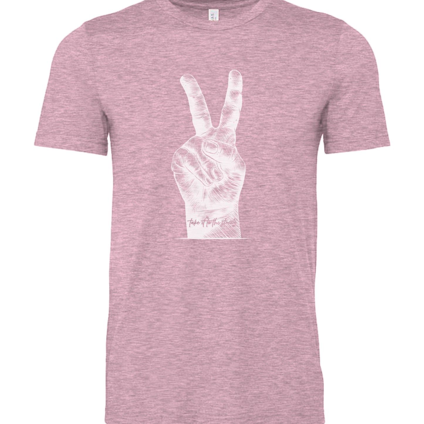 Heather Pink Gravel - FRONT