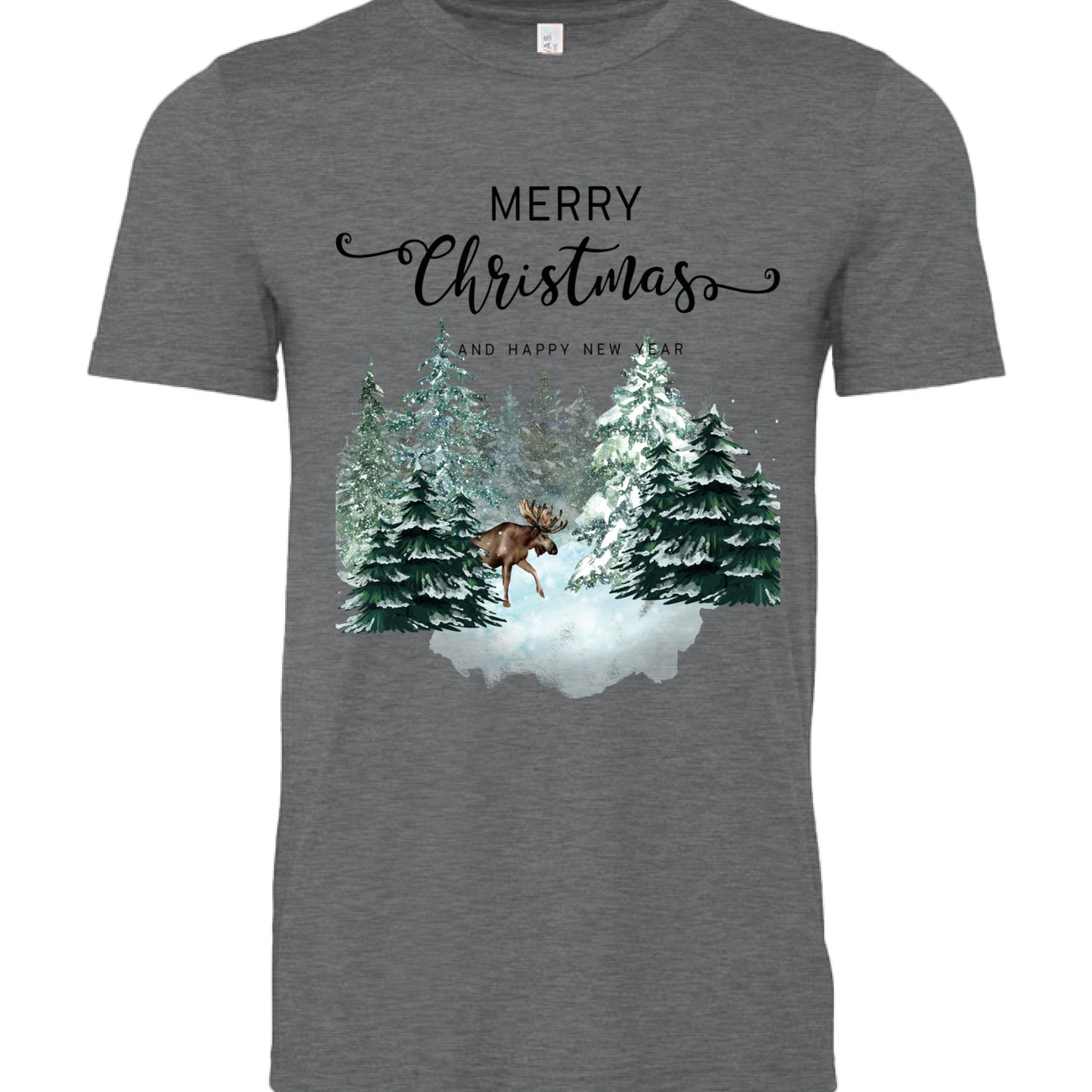 DRK GREY HEATHER - FRONT