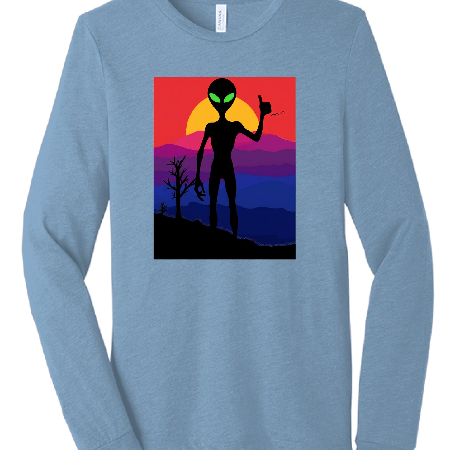 Denim Triblend - FRONT