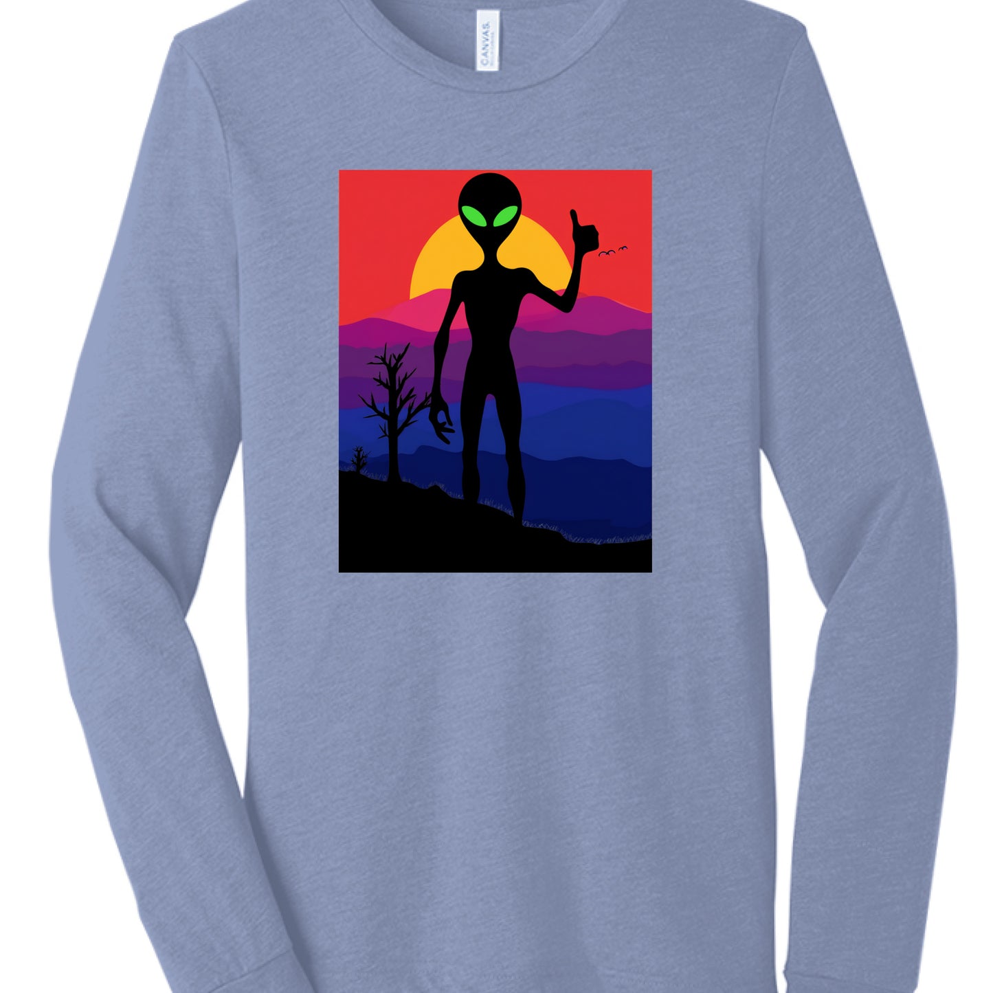Blue Triblend - FRONT