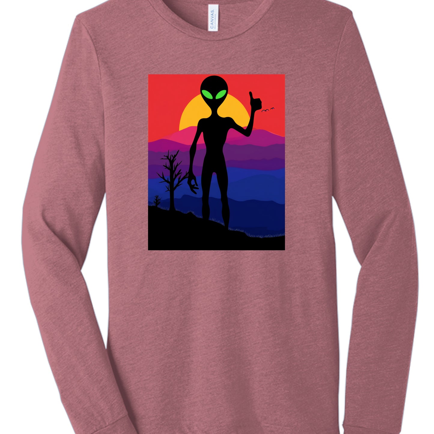 Mauve Triblend - FRONT