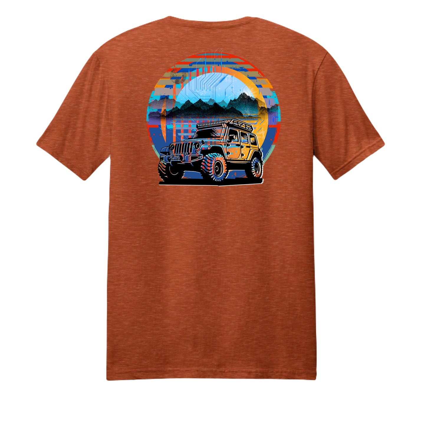 Deep Orange Heather - DM108 - BACK