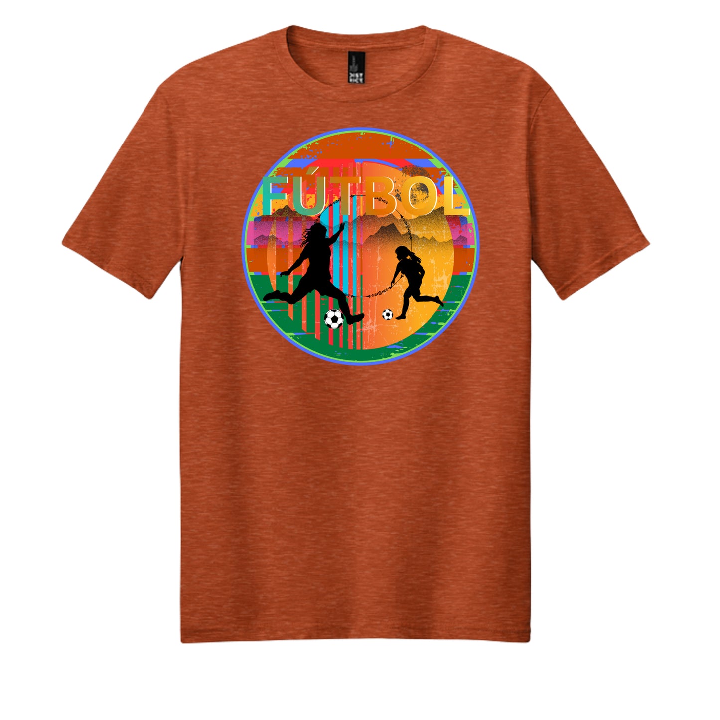 Deep Orange Heather - DM108 - FRONT