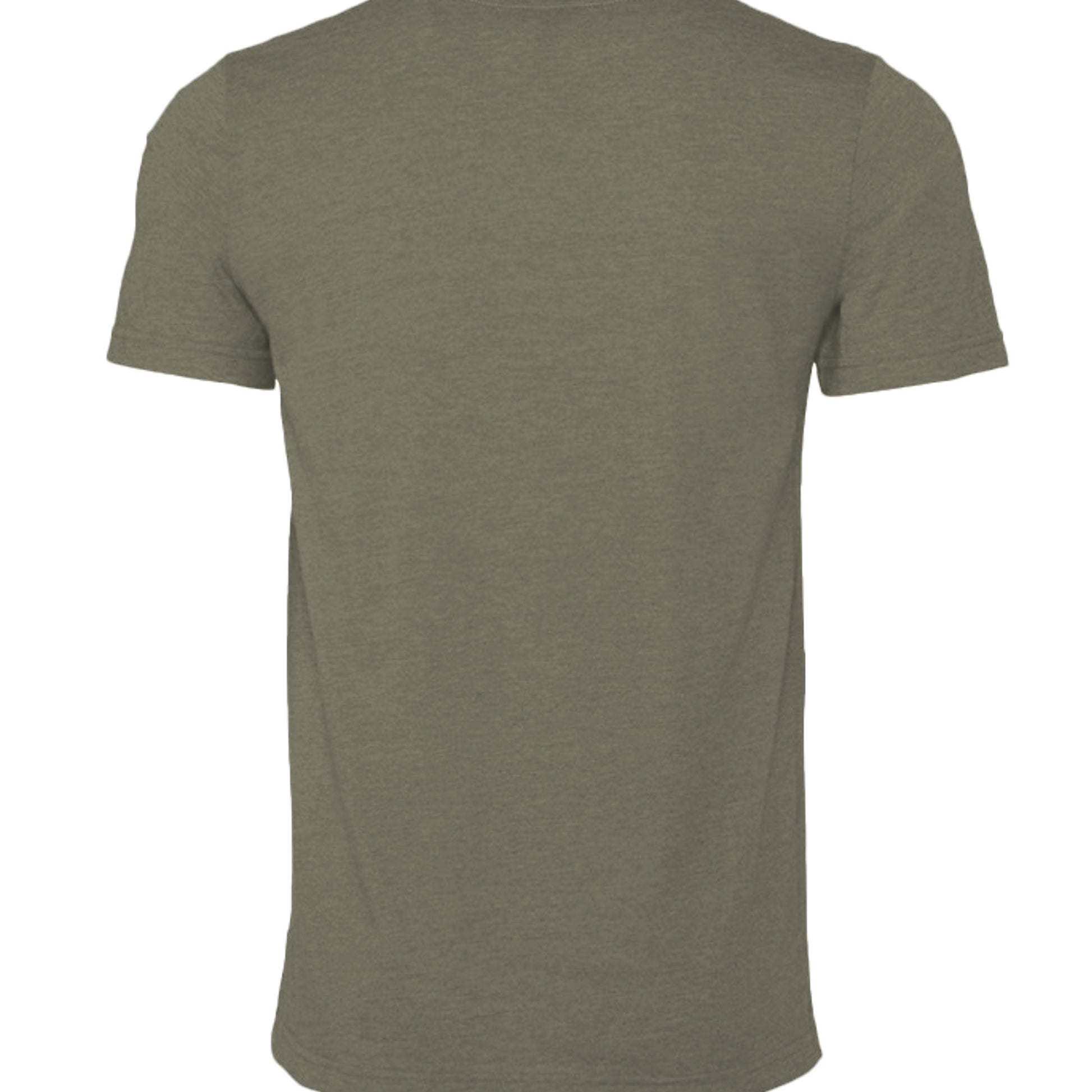 Heather Military Green - 3001CVC - BACK
