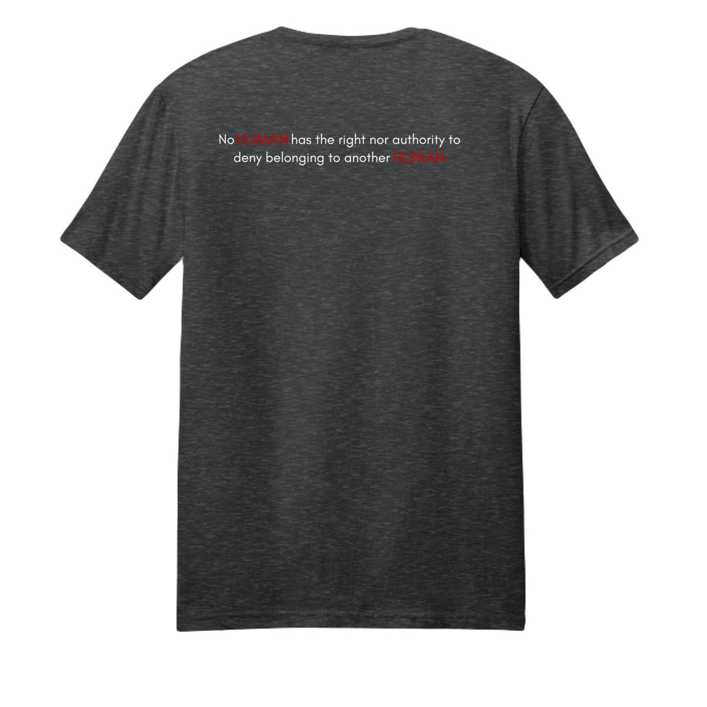 Solid Black Tri Blend - 254 - BACK