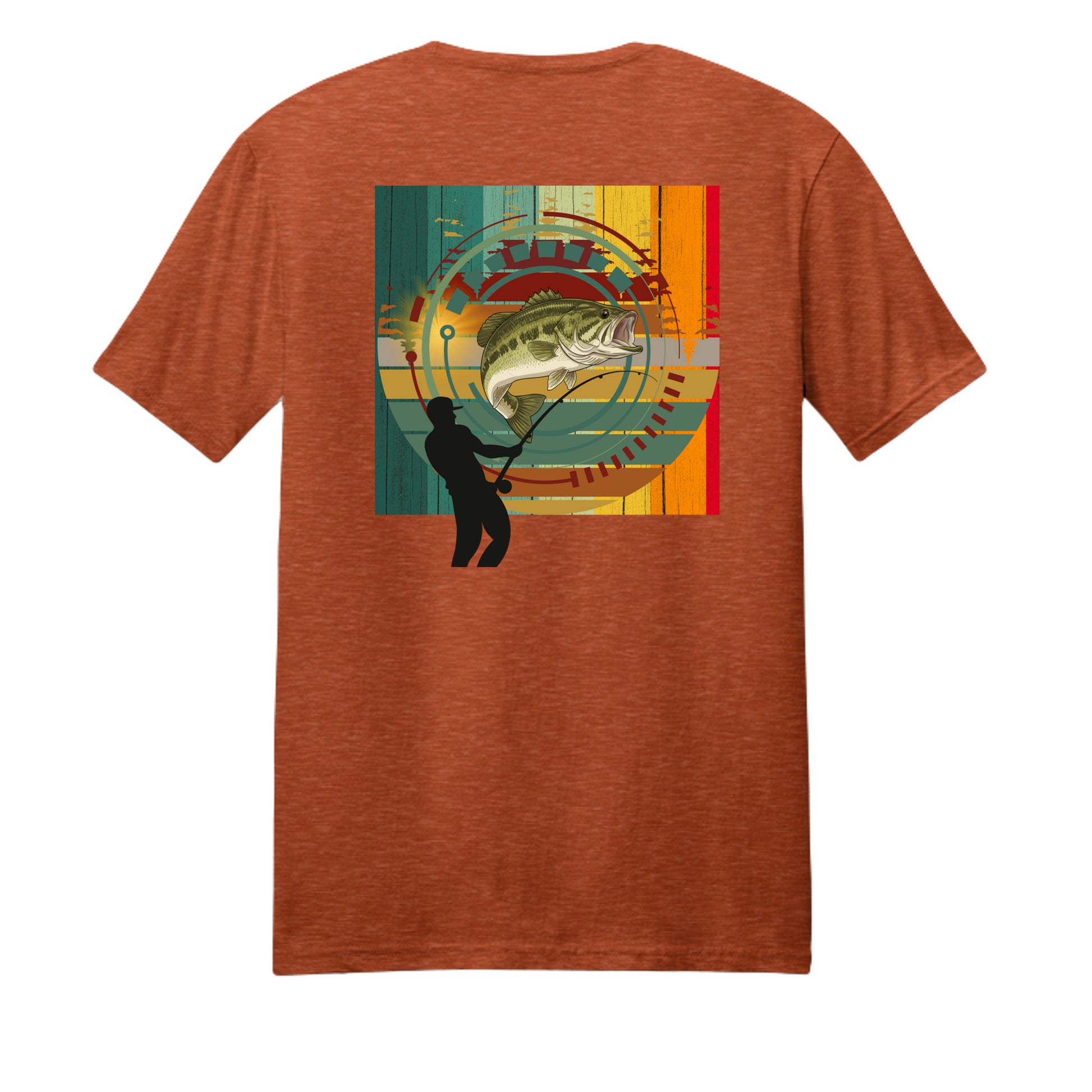Deep Orange Heather - DM108 - BACK