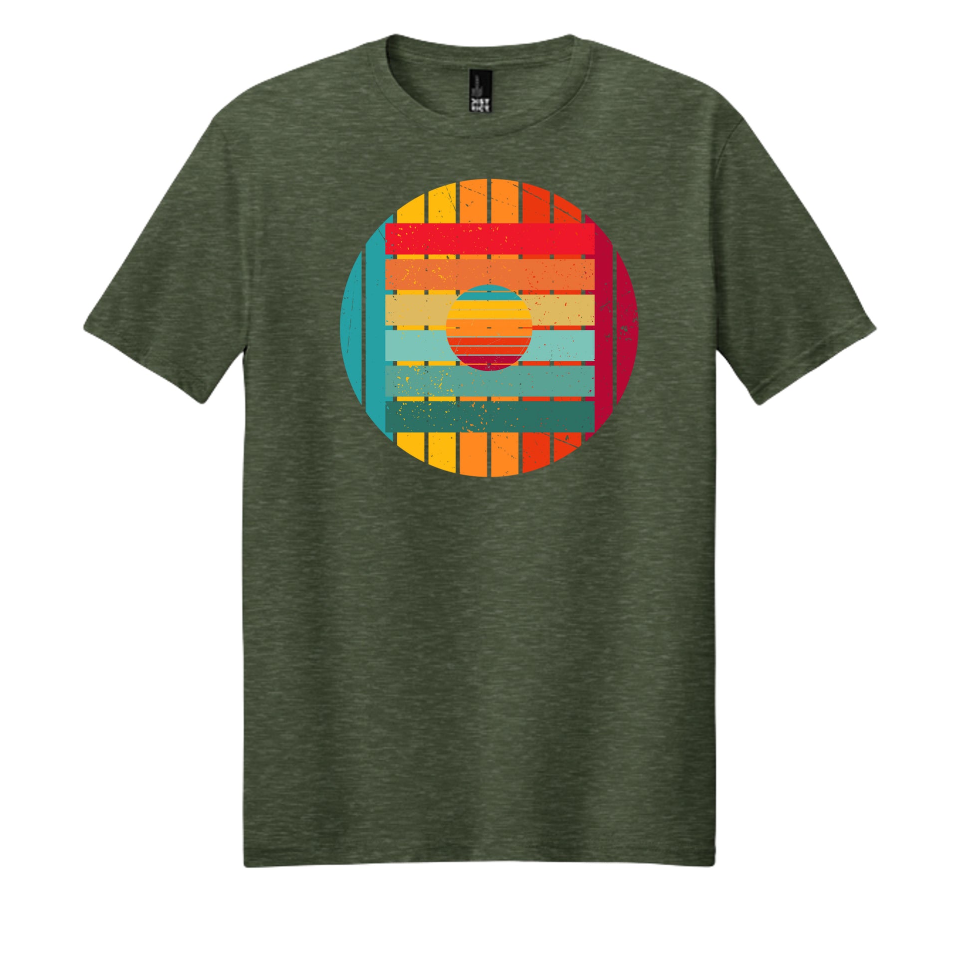 Heathered Forest Green - DM108 - FRONT