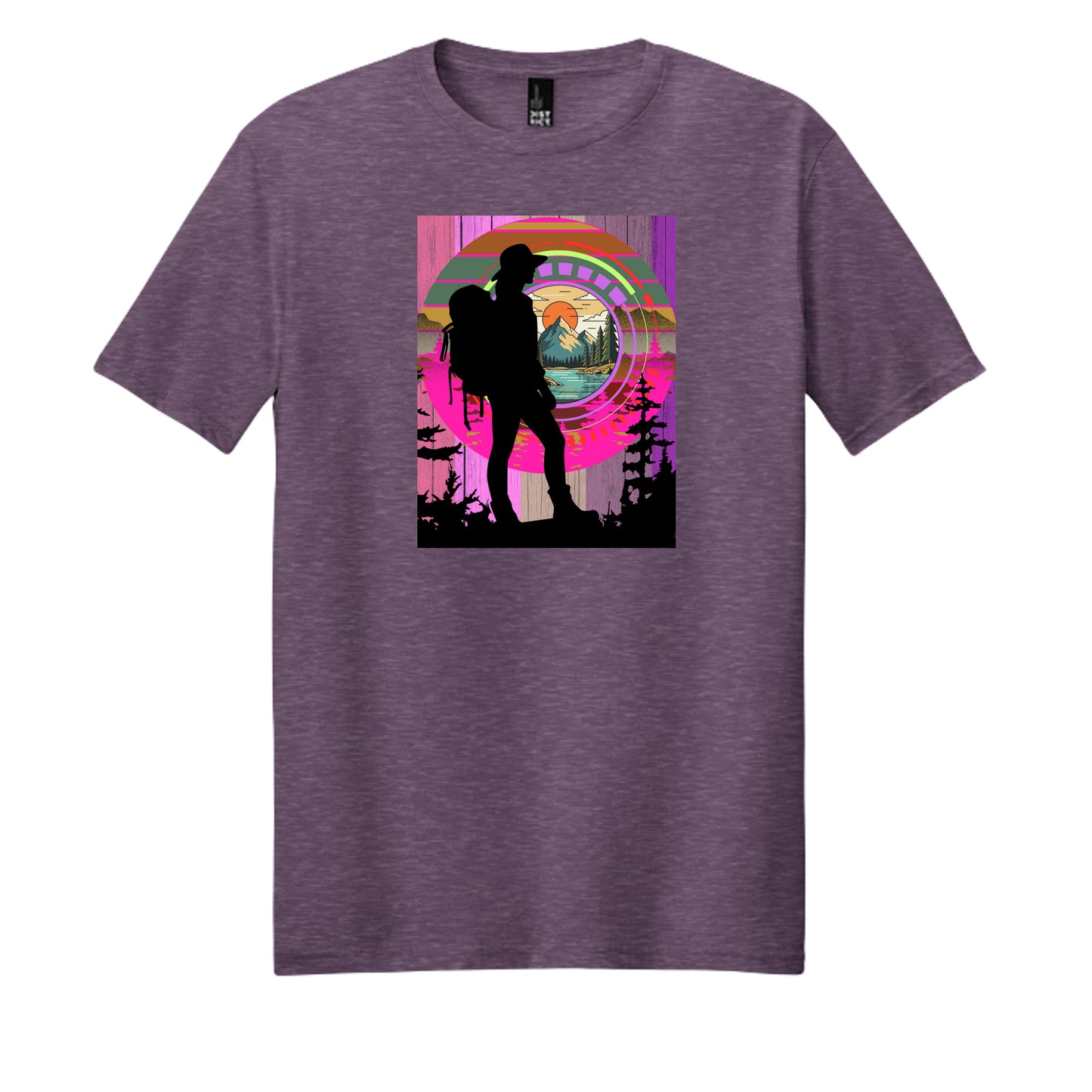 Heathered Eggplant - DM108 - FRONT