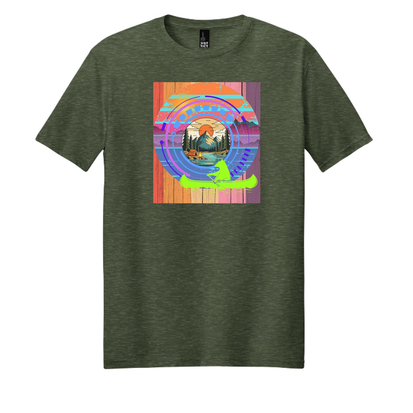 Heathered Forest Green - DM108 - FRONT