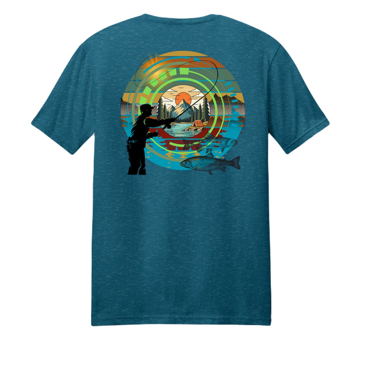 Deep Turquoise Fleck - DM108 - BACK