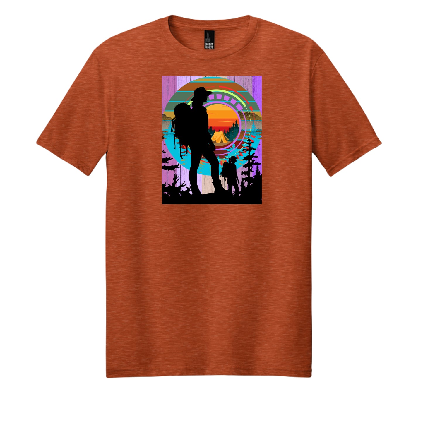 Deep Orange Heather - DM108 - FRONT