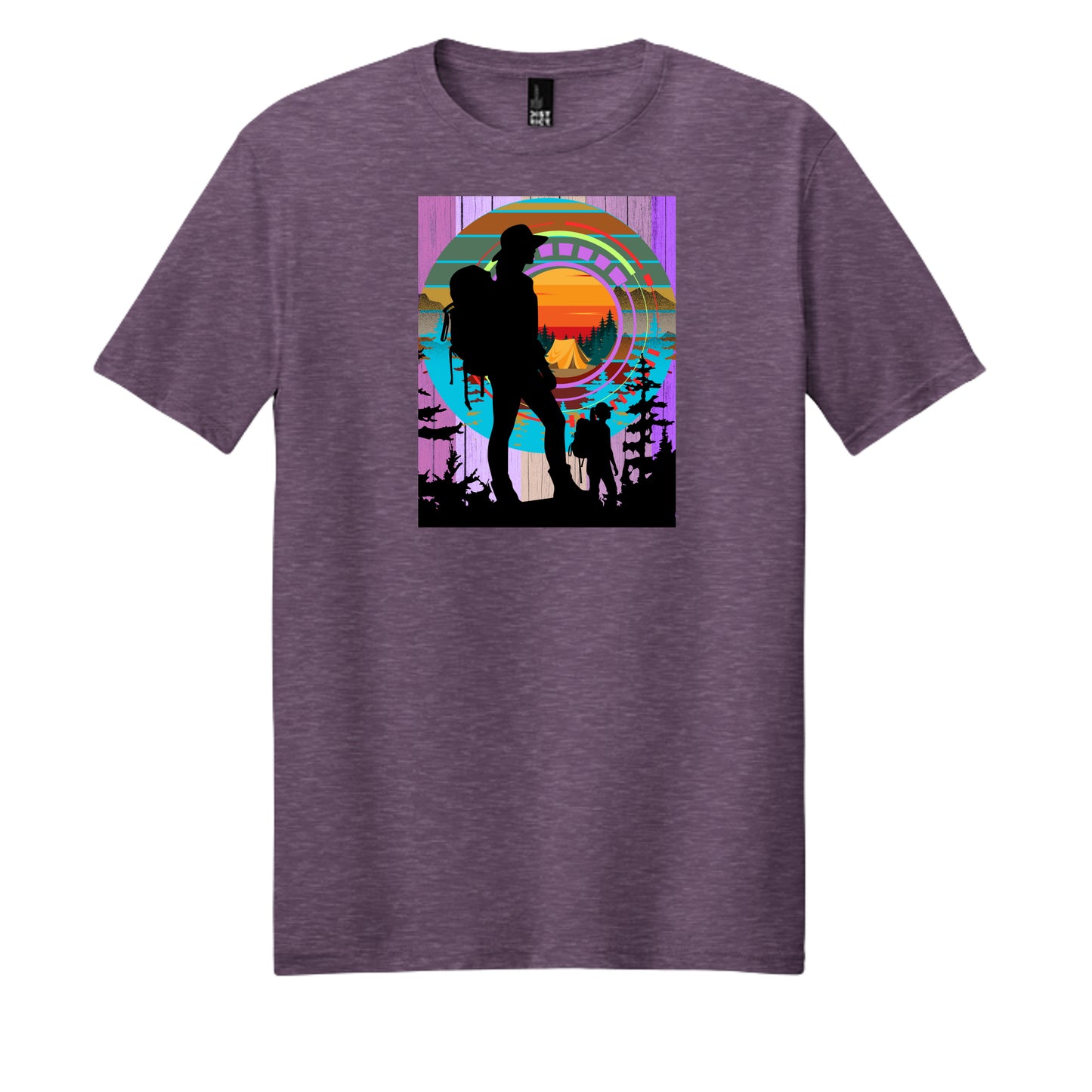 Heathered Eggplant - DM108 - FRONT