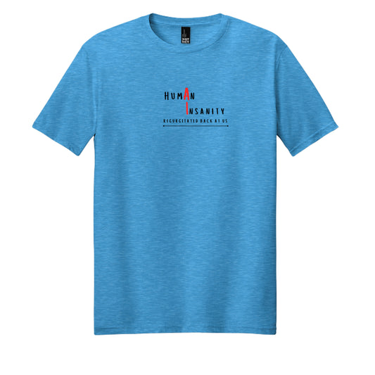 Heathered Bright Turquoise - DM108 - FRONT