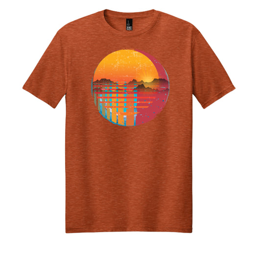 Deep Orange Heather - DM108 - FRONT