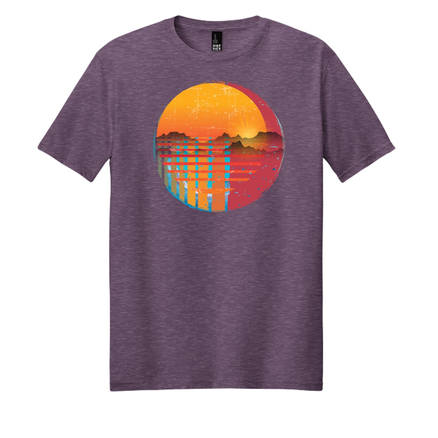 Heathered Eggplant - DM108 - FRONT