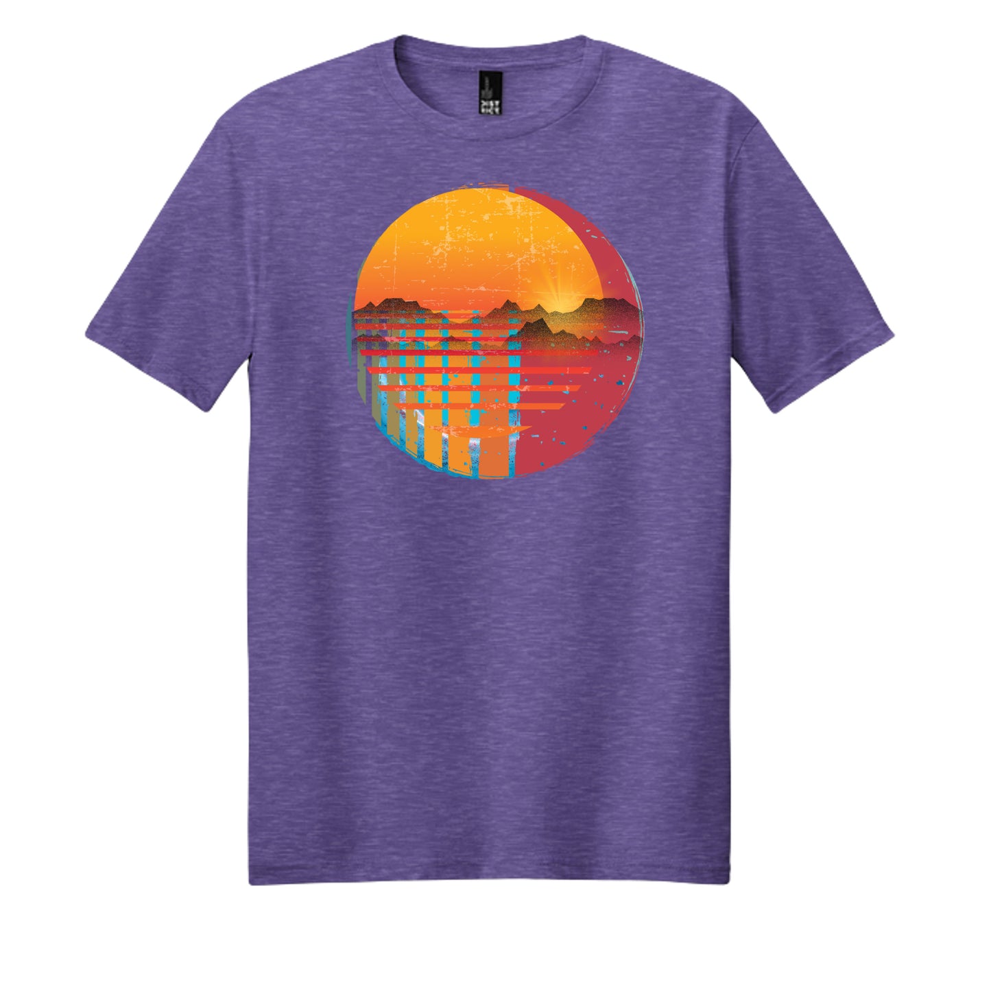 Electric Purple Heather - DM108 - FRONT