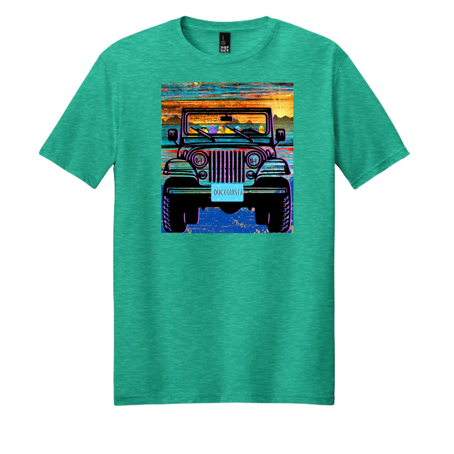 Aqua Heather - DM108 - FRONT