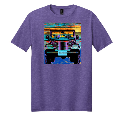 Electric Purple Heather - DM108 - FRONT