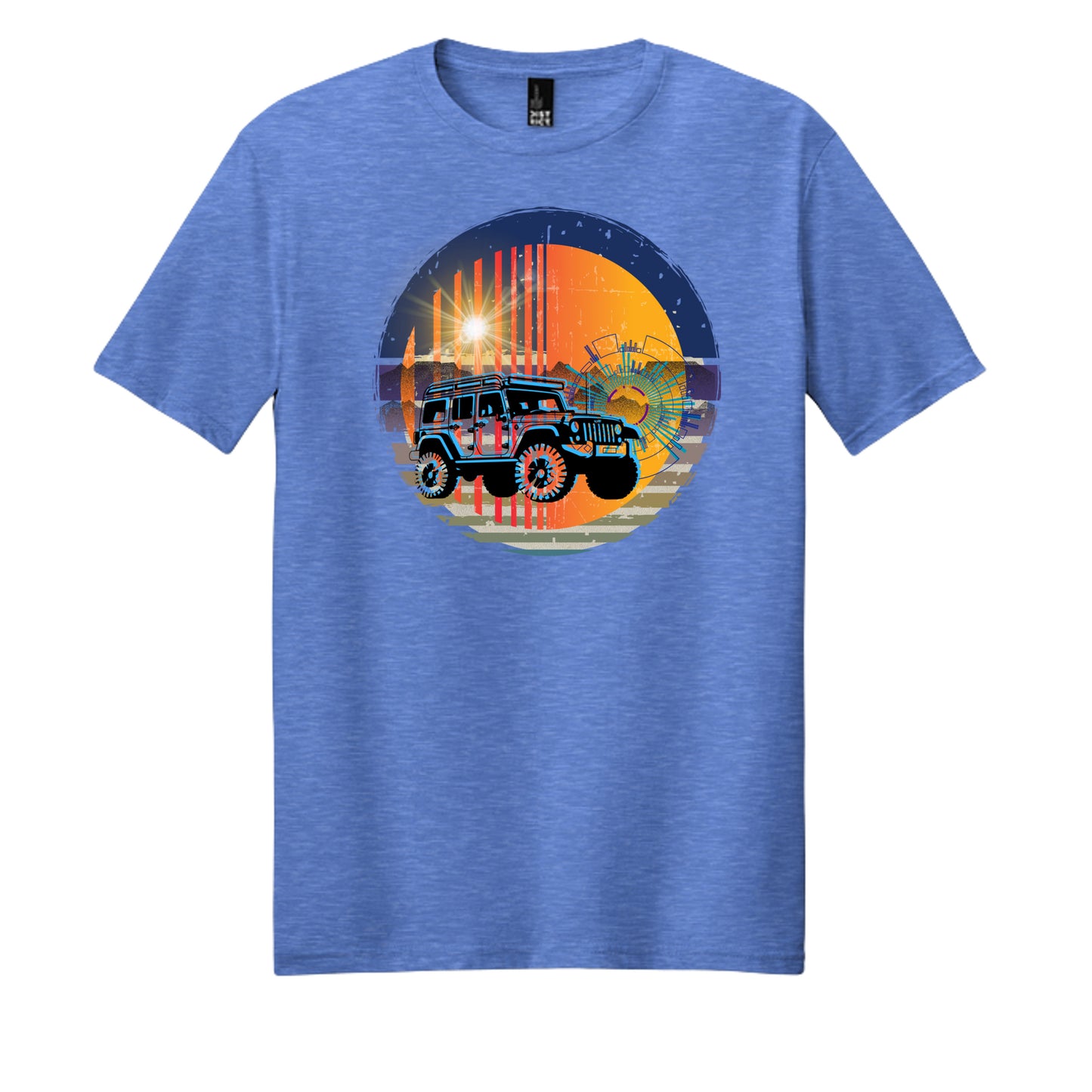 Heathered Royal - DM108 - FRONT