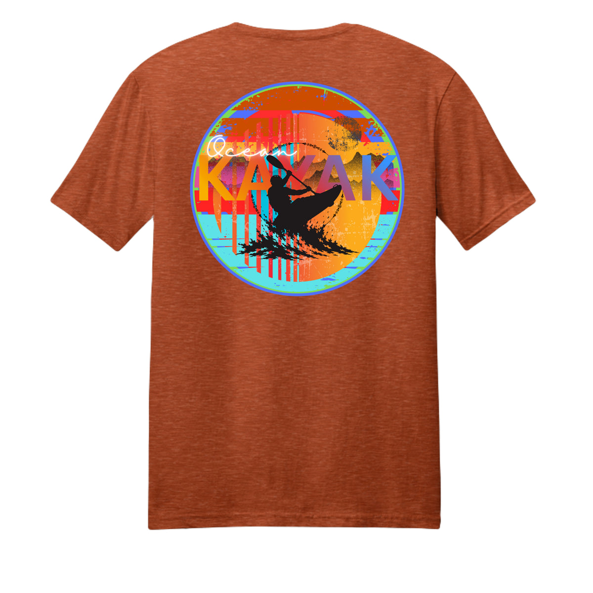 Deep Orange Heather - DM108 - BACK