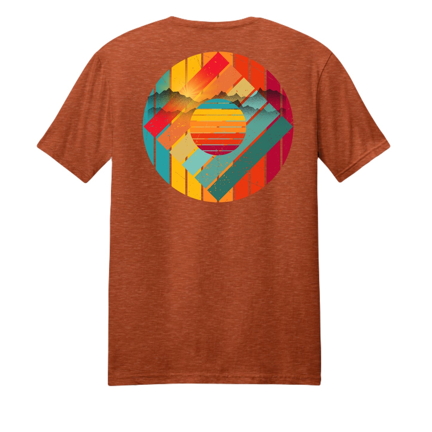 Deep Orange Heather - DM108 - BACK