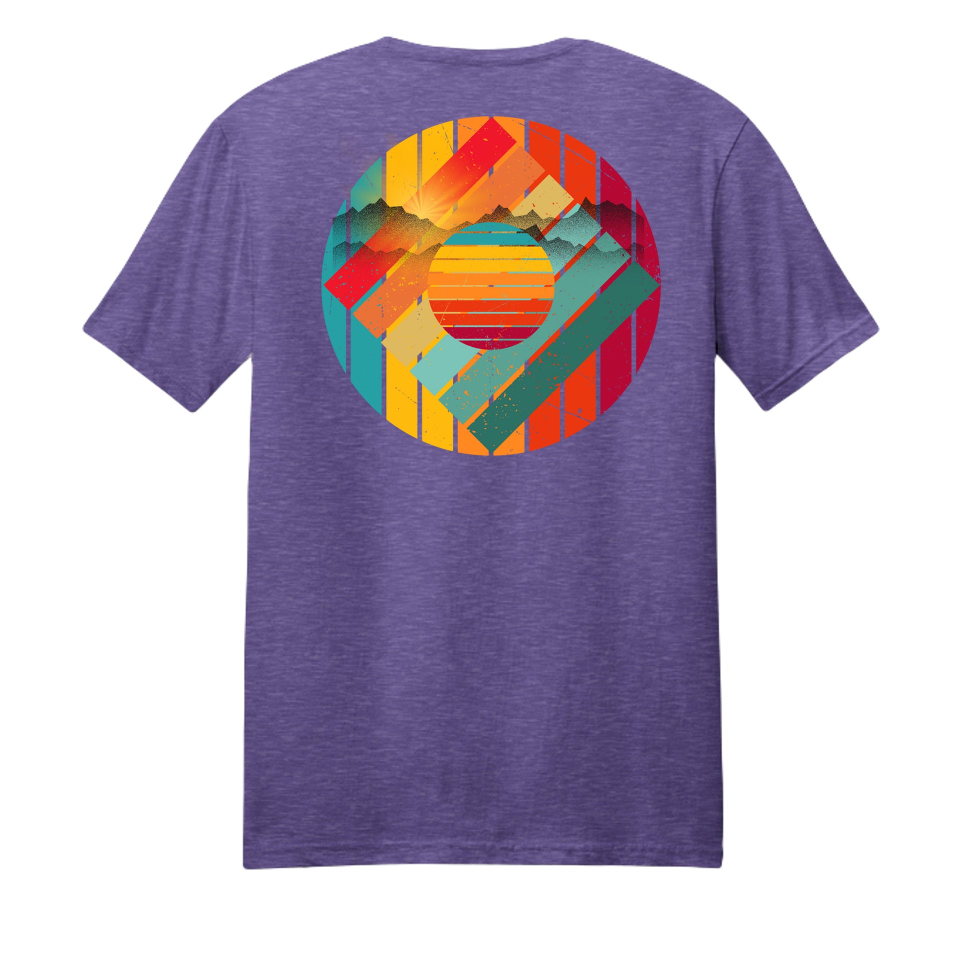 Electric Purple Heather - DM108 - BACK