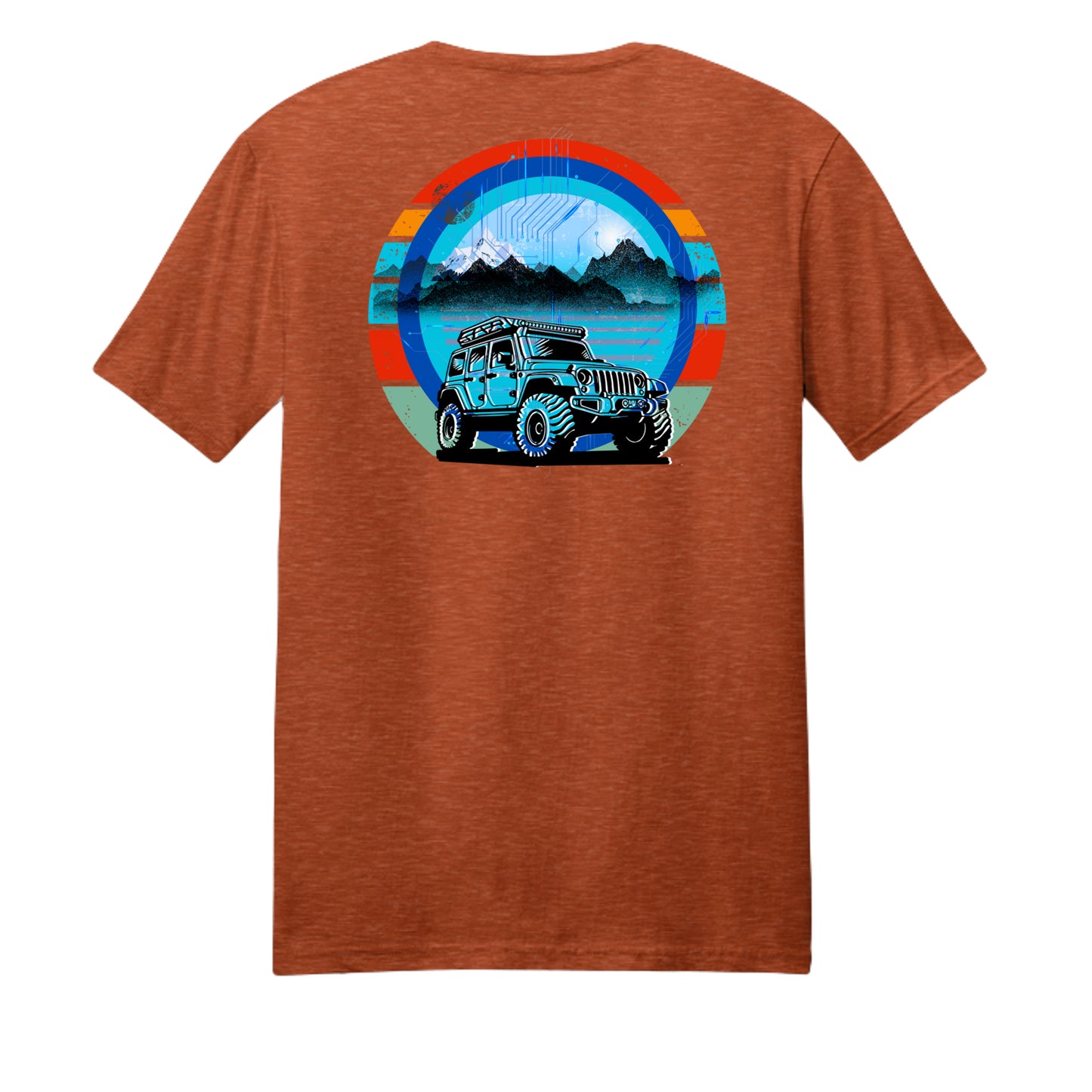 Deep Orange Heather - DM108 - BACK