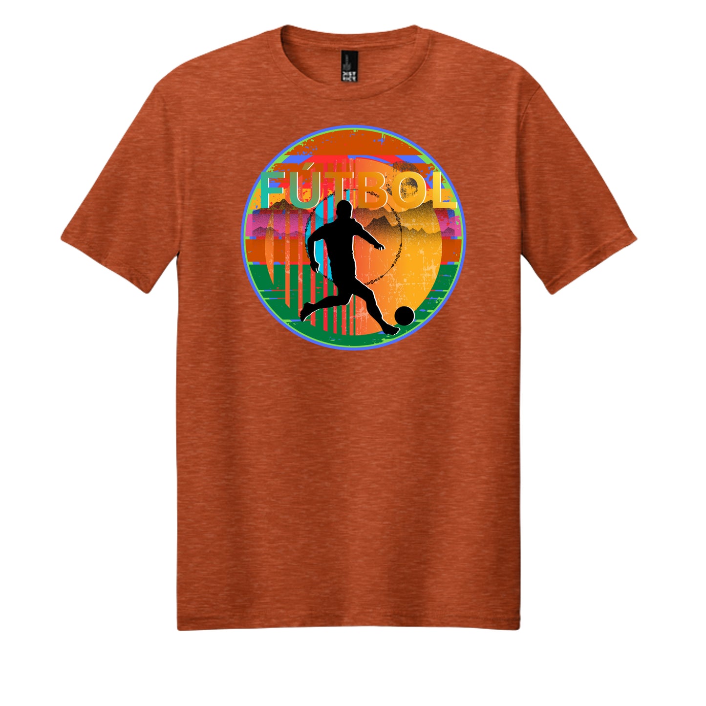 Deep Orange Heather - DM108 - FRONT