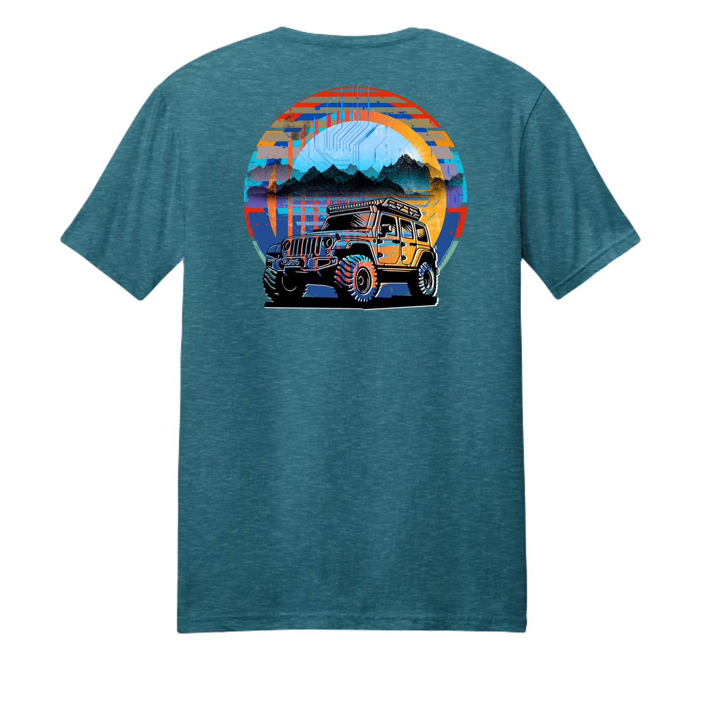 Heathered Teal - DM108 - BACK