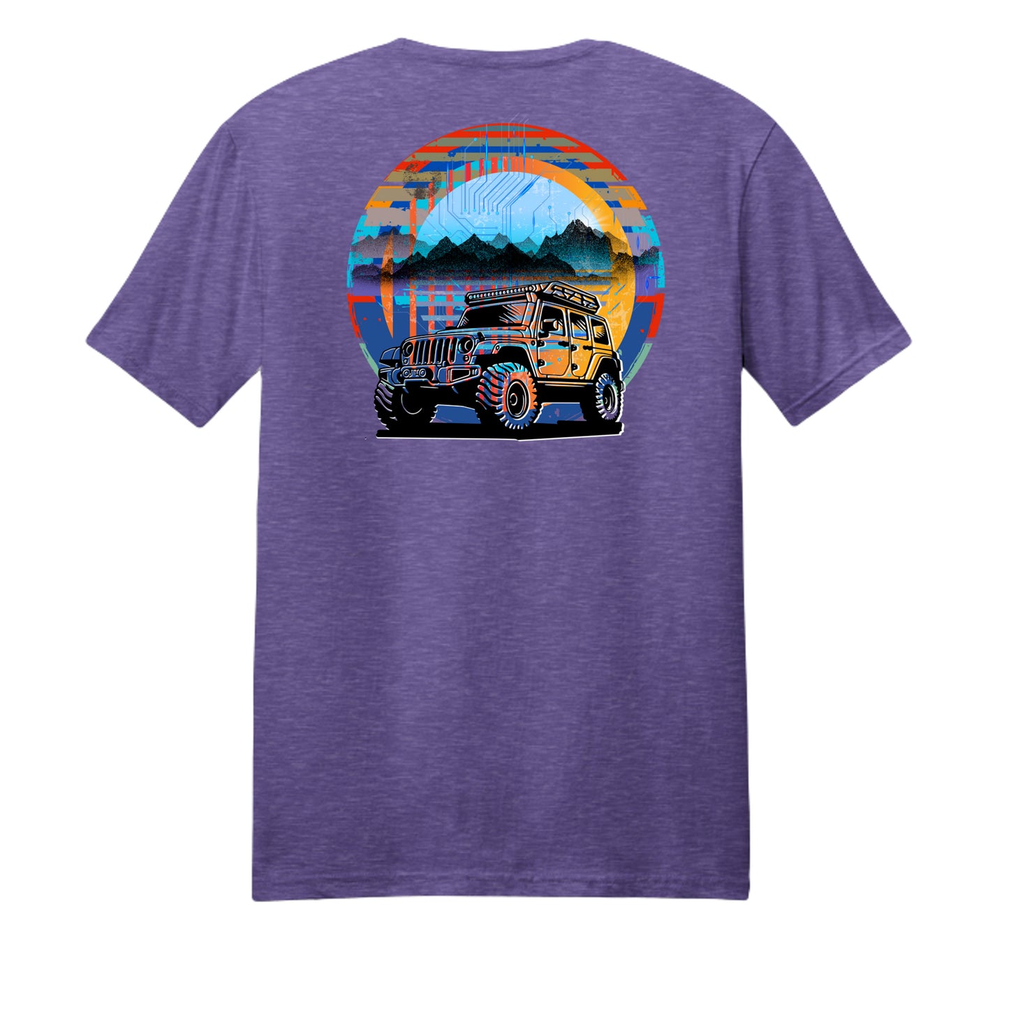 Electric Purple Heather - DM108 - BACK