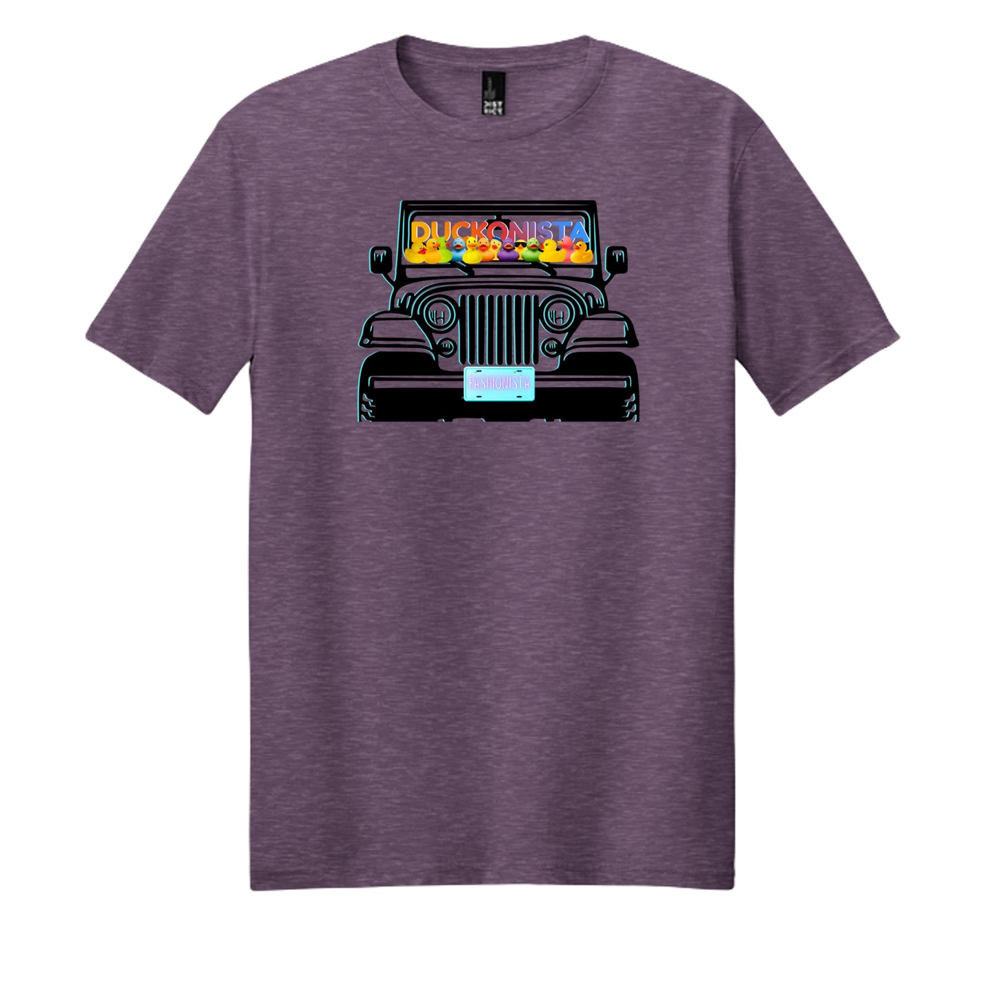 Heathered Eggplant - DM108 - FRONT
