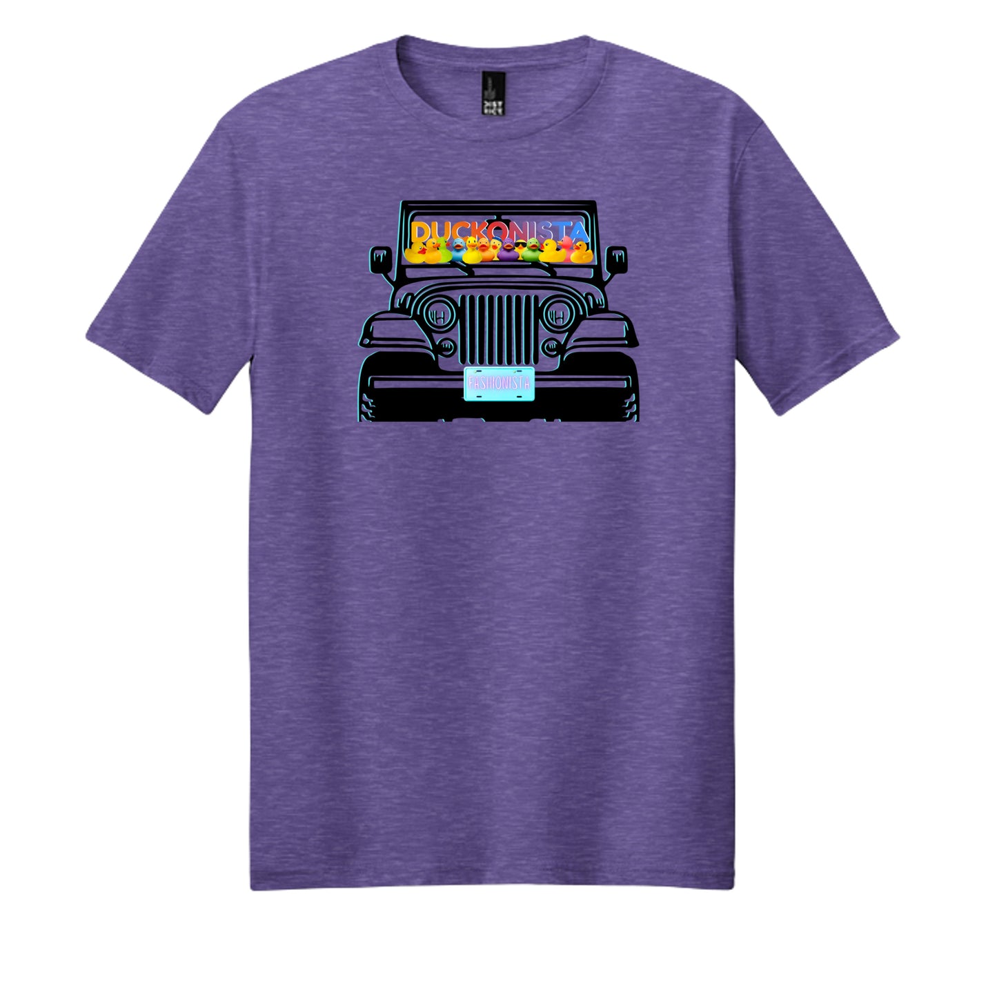 Electric Purple Heather - DM108 - FRONT