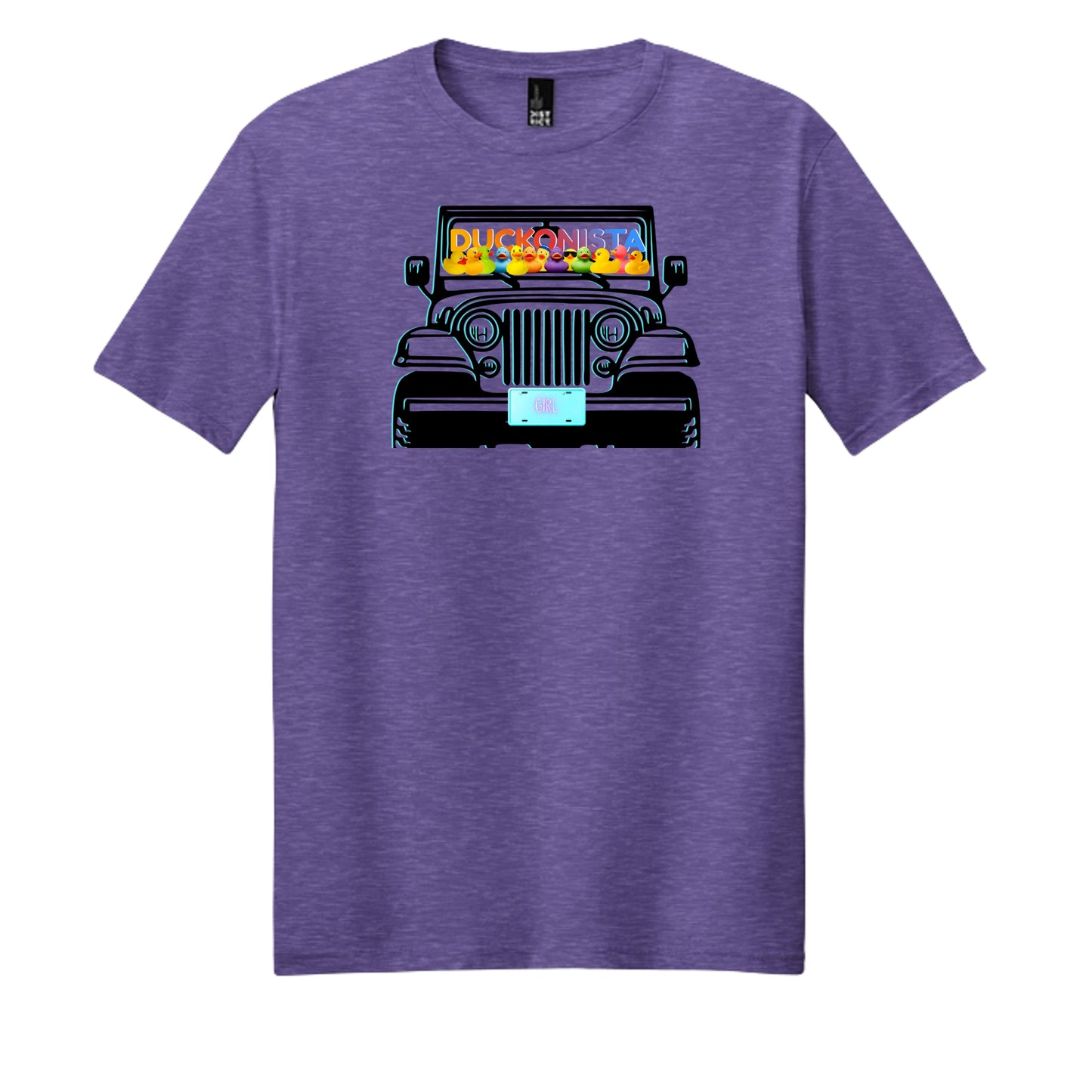 Electric Purple Heather - DM108 - FRONT