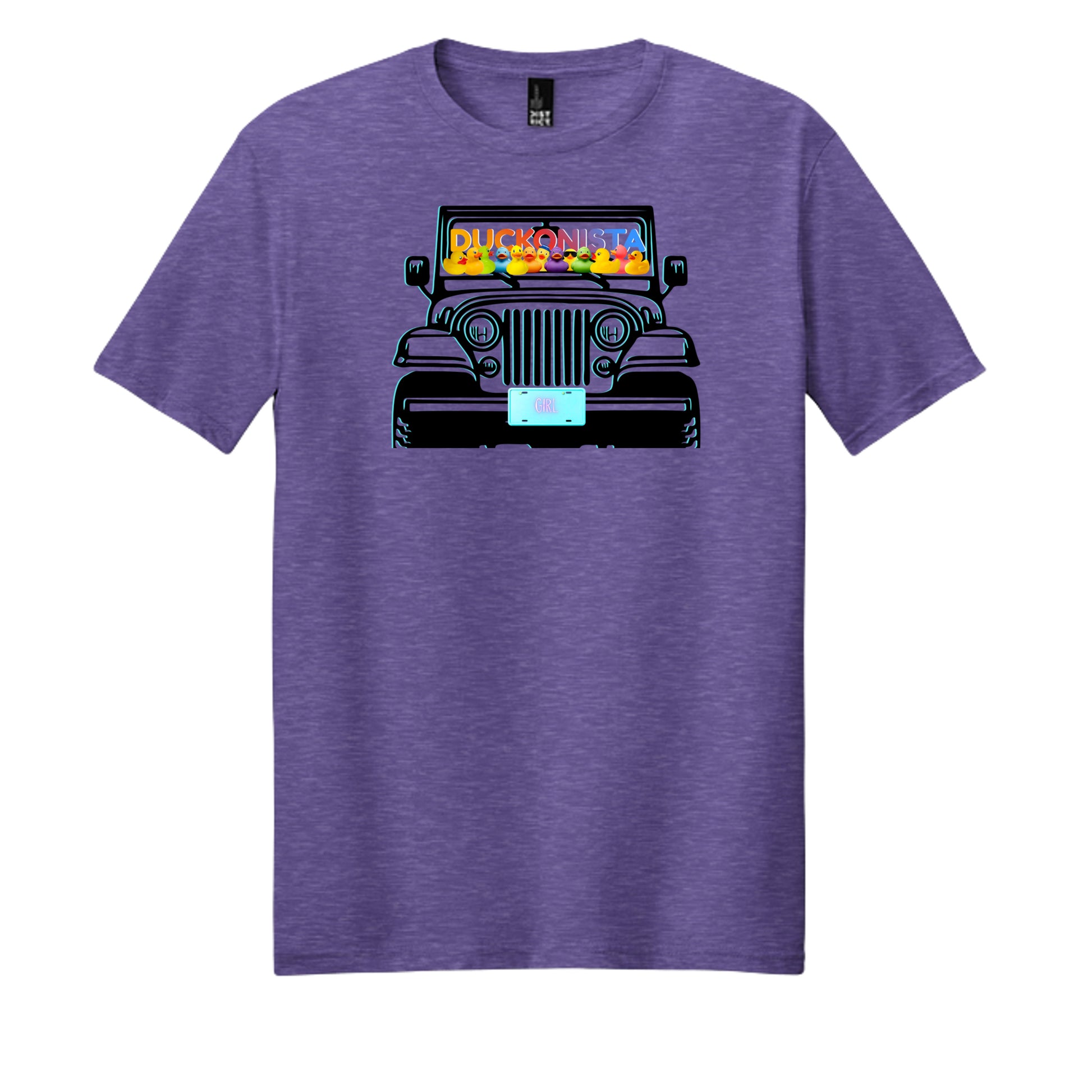 Electric Purple Heather - DM108 - FRONT