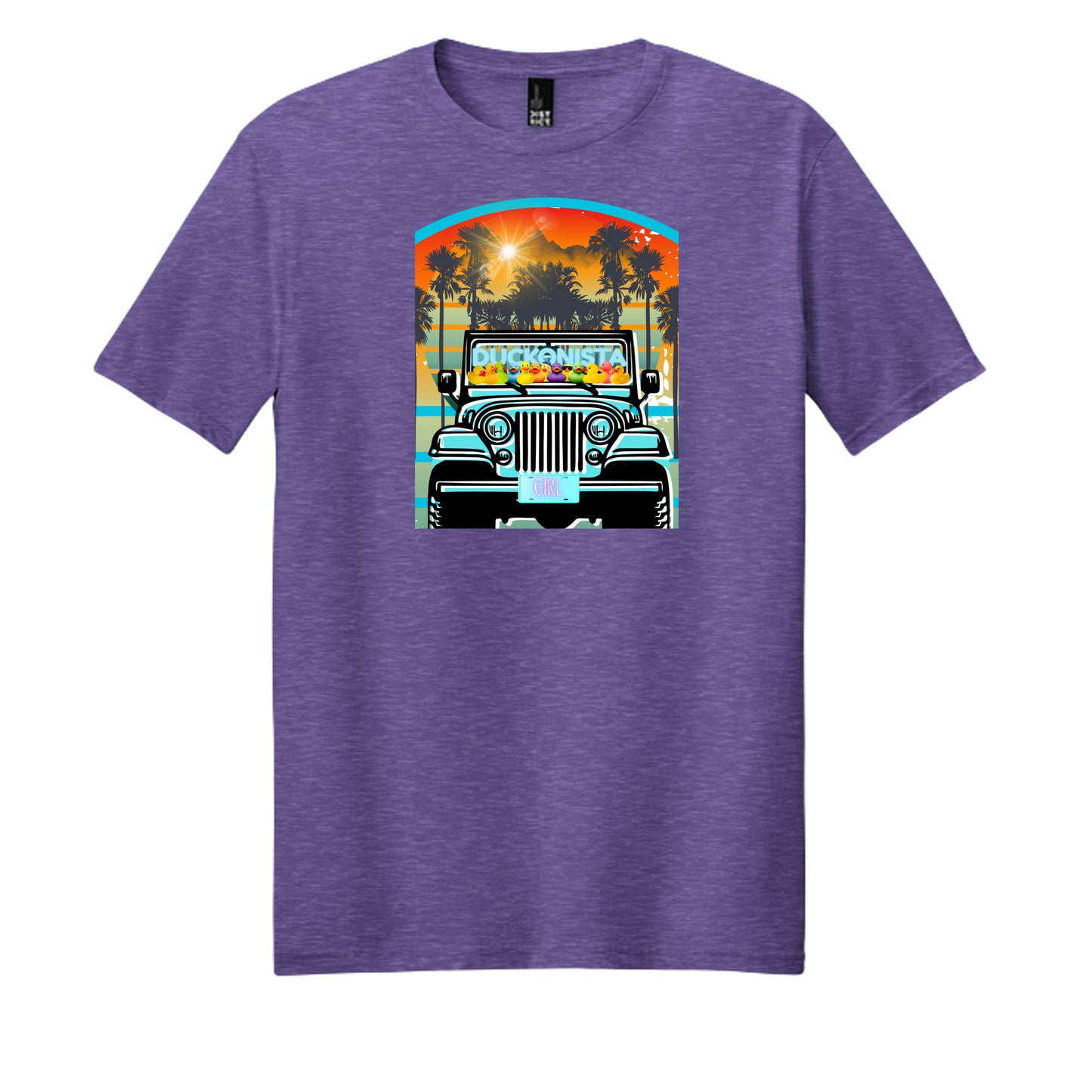 Electric Purple Heather - DM108 - FRONT