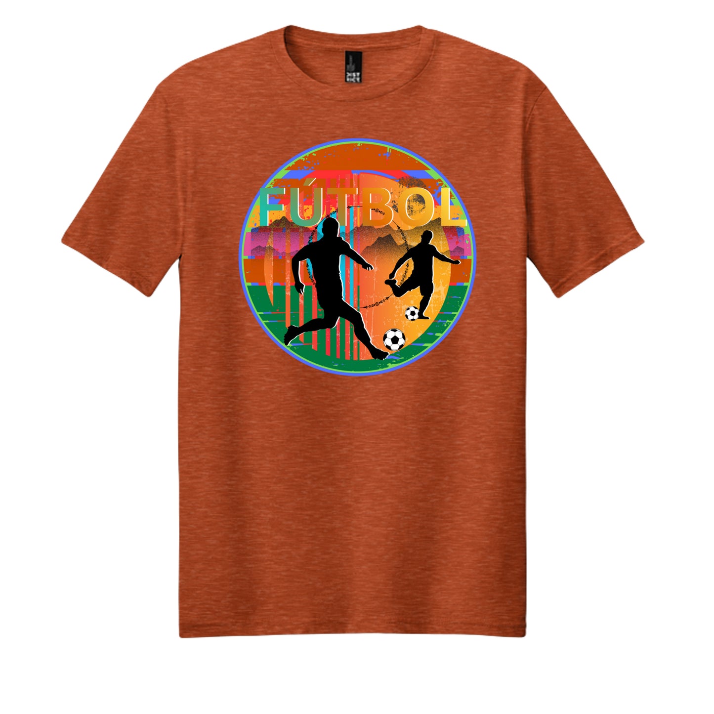 Deep Orange Heather - DM108 - FRONT