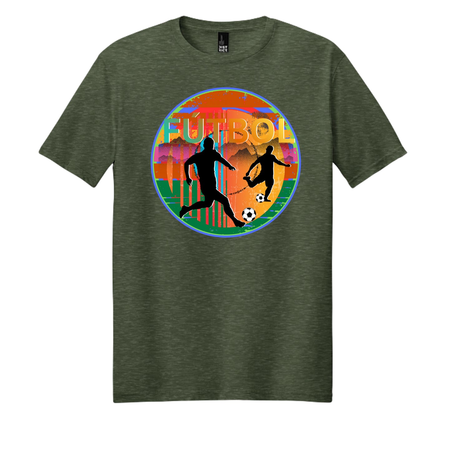Heathered Forest Green - DM108 - FRONT