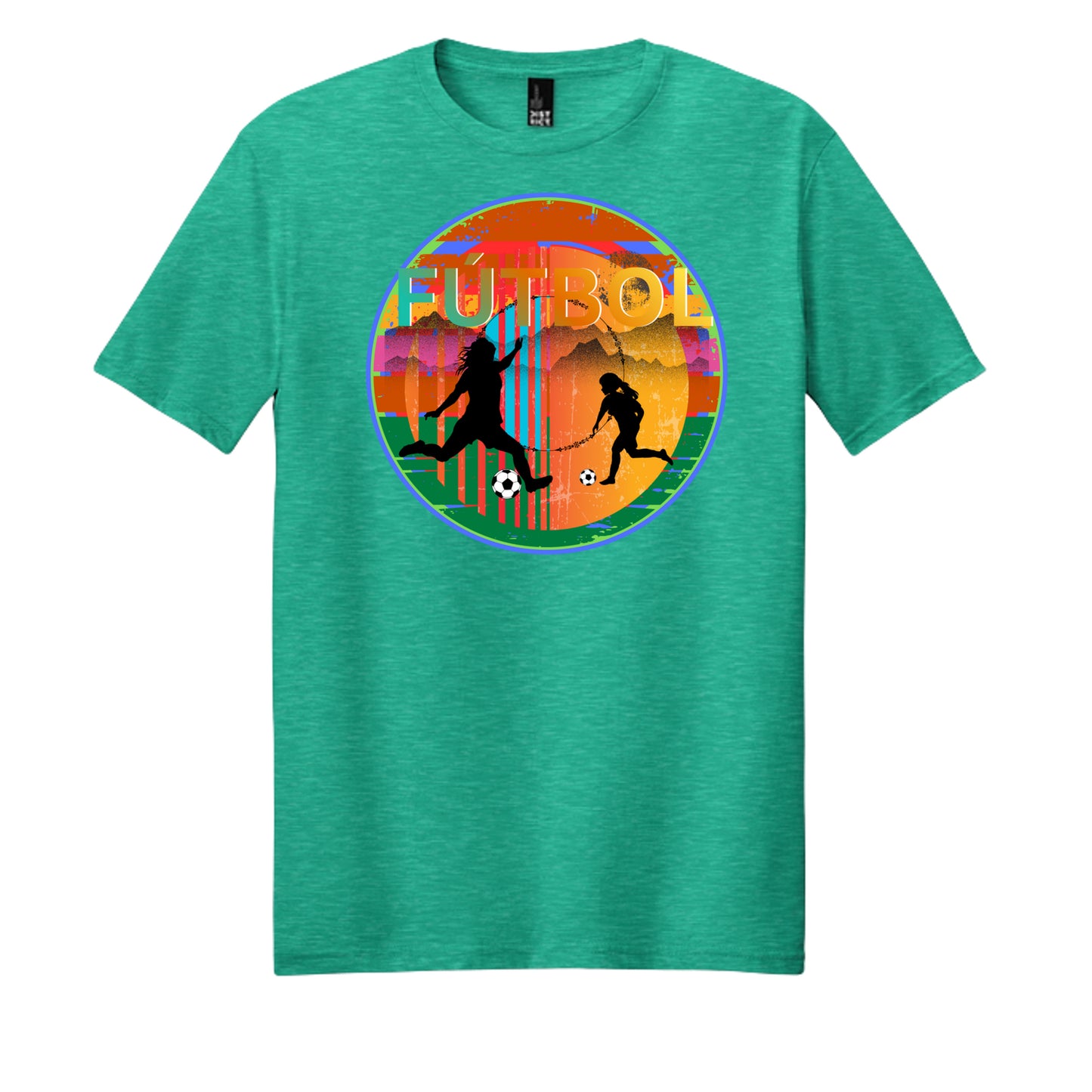 Aqua Heather - DM108 - FRONT
