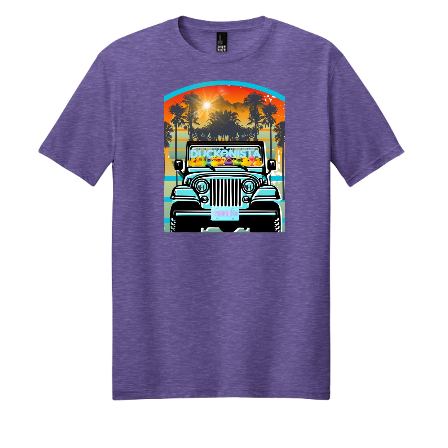 Electric Purple Heather - DM108 - FRONT