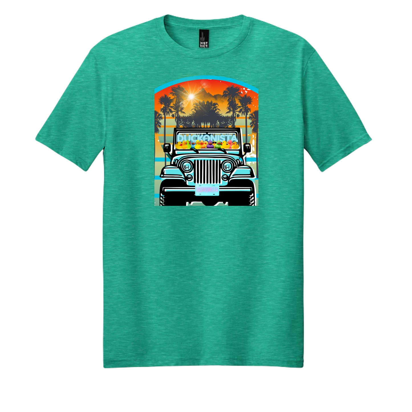 Aqua Heather - DM108 - FRONT