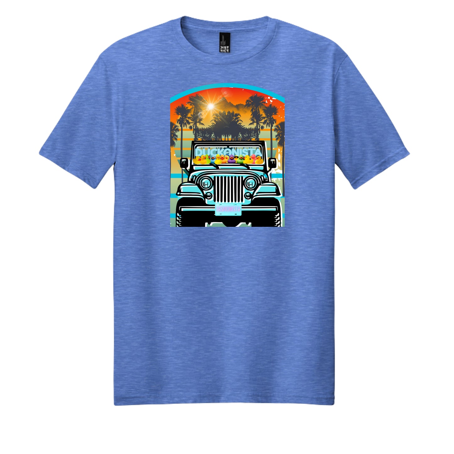 Heathered Royal - DM108 - FRONT