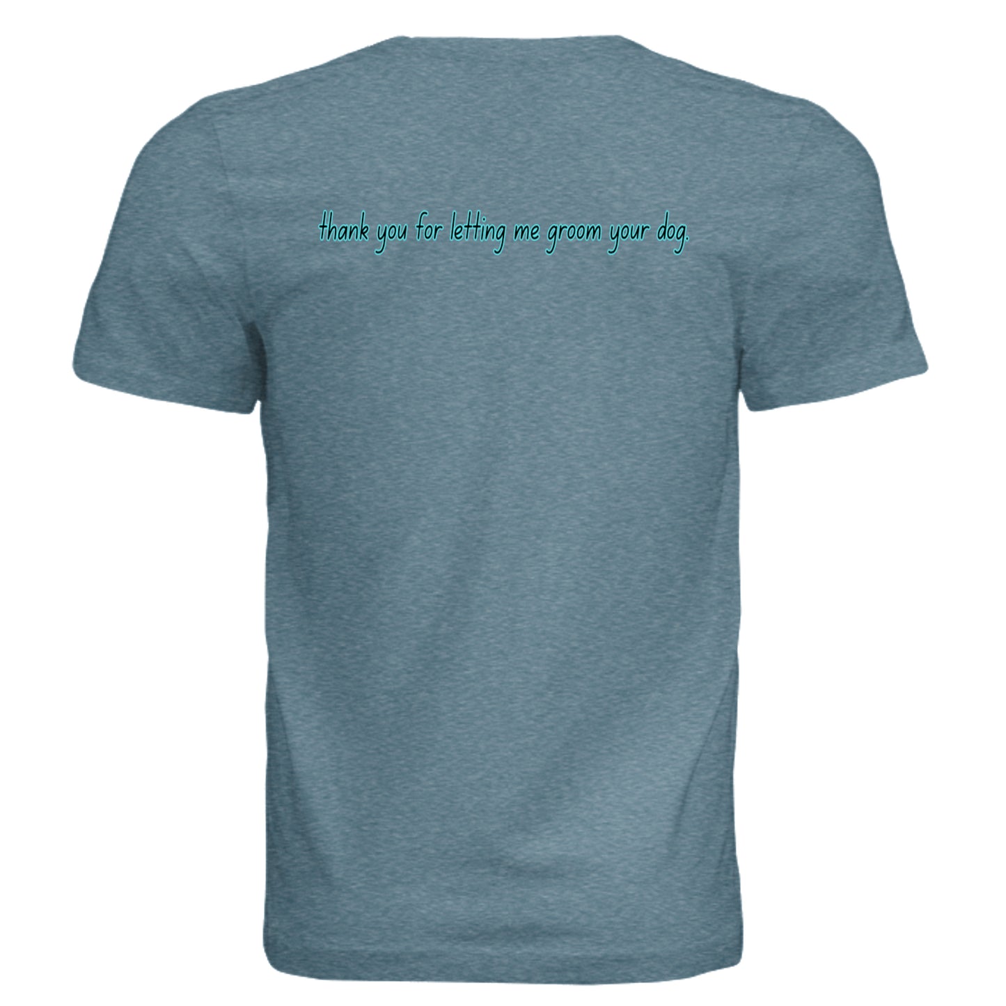 Steel Blue Triblend - 3413C - BACK