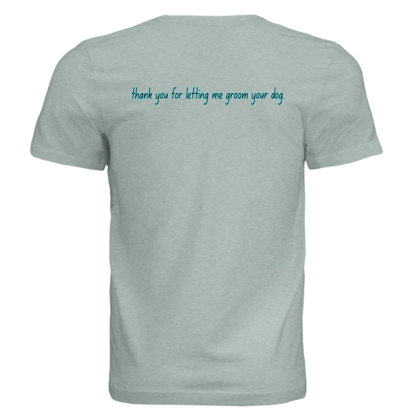 Dusty Blue Triblend - 3413C - BACK