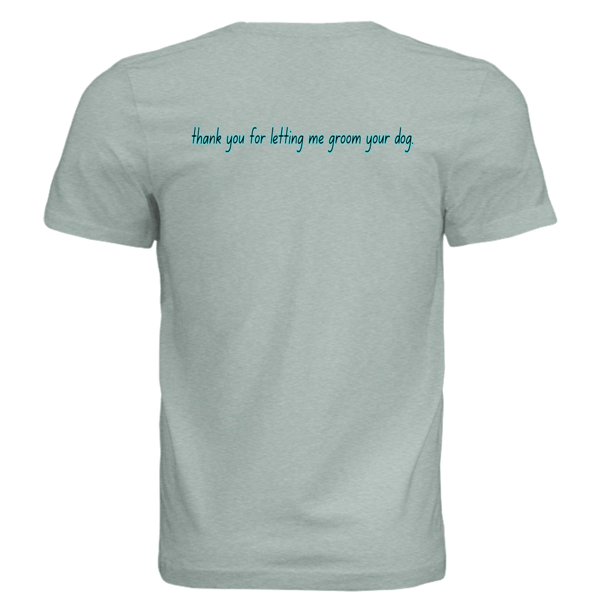 Dusty Blue Triblend - 3413C - BACK