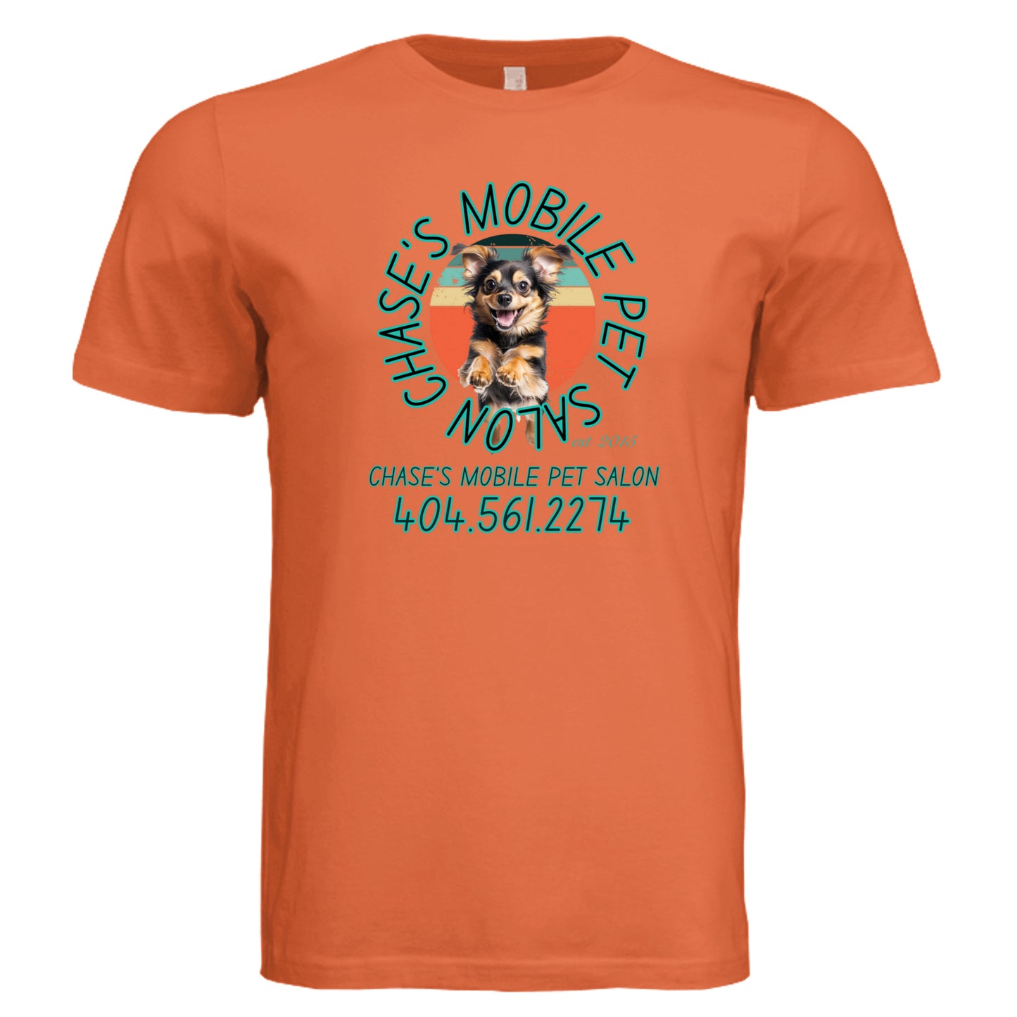 Solid Orange Triblend - 3413C - FRONT