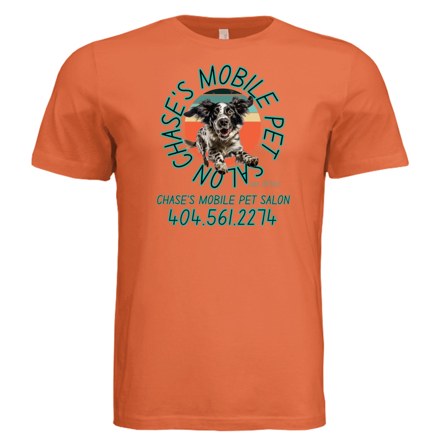 Solid Orange Triblend - 3413C - FRONT