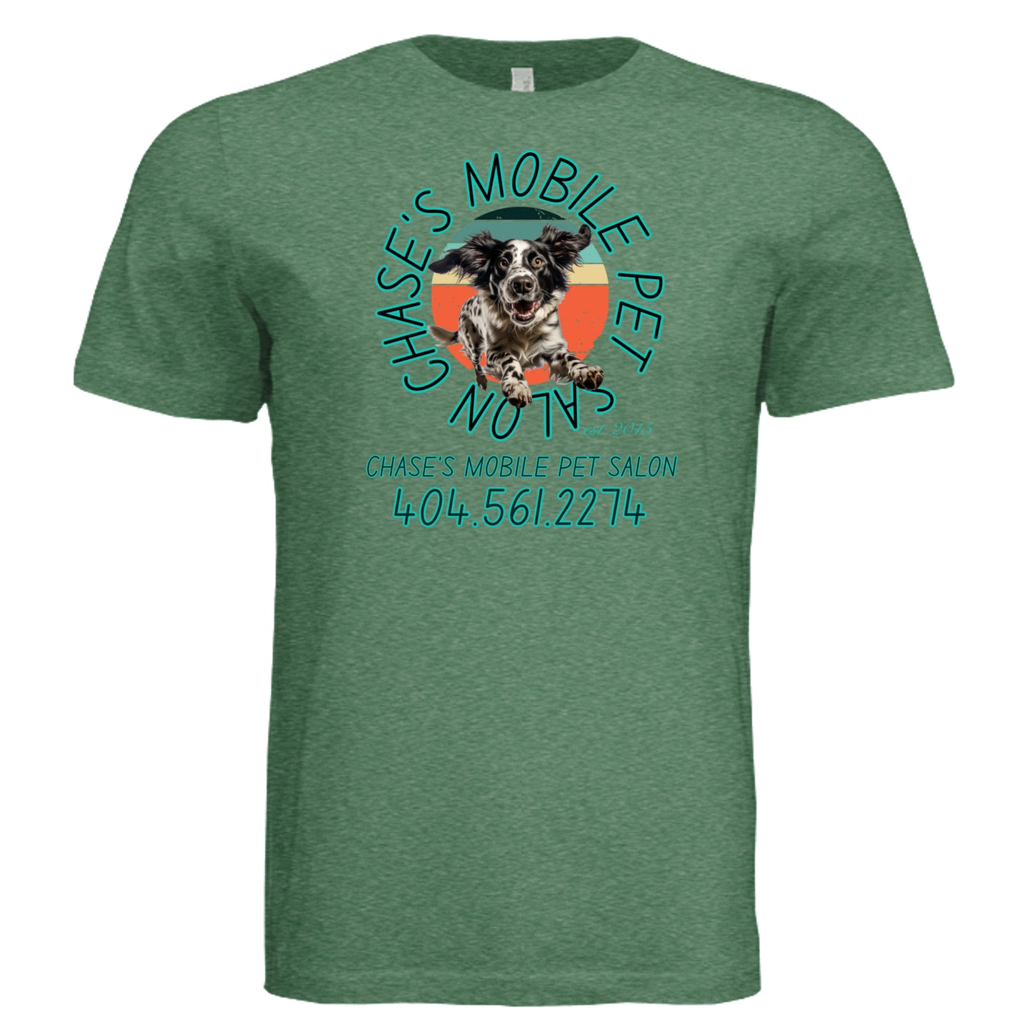 Grass Green Triblend - 3413C - FRONT