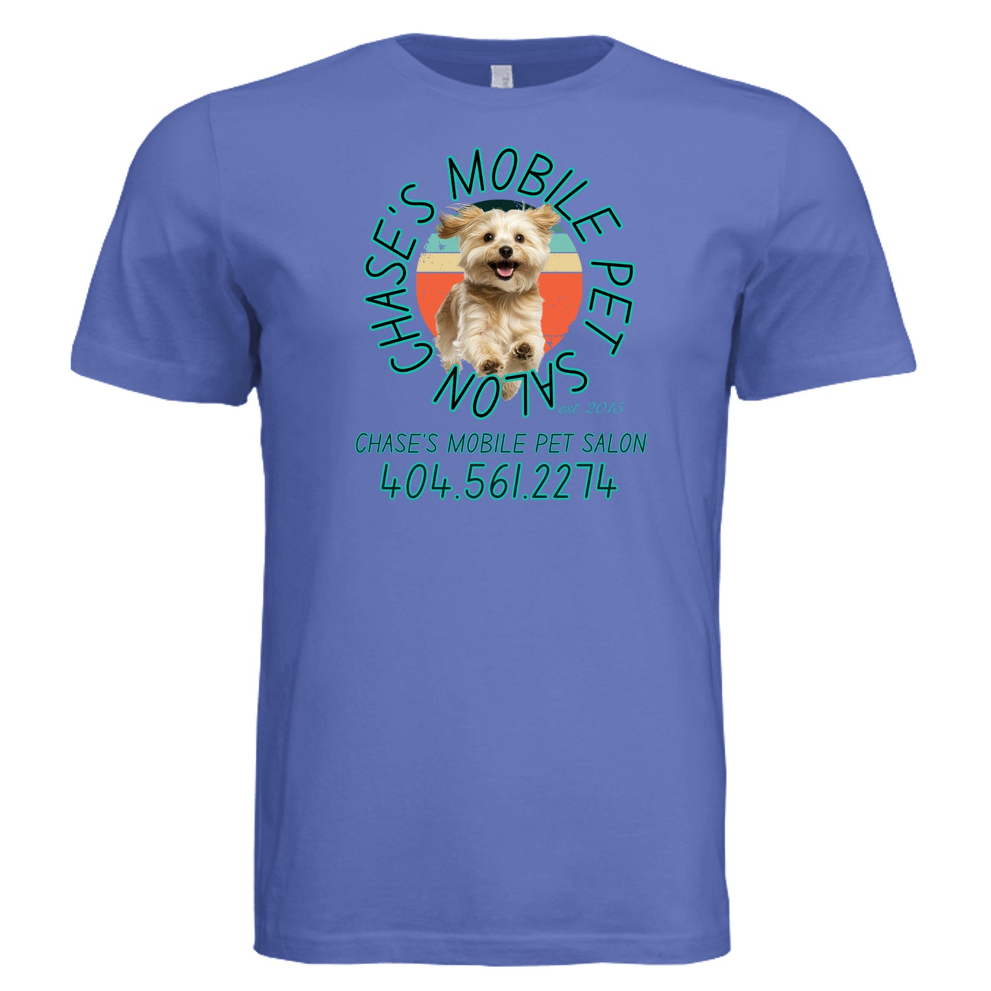 Solid True Royal Triblend - 3413C - FRONT