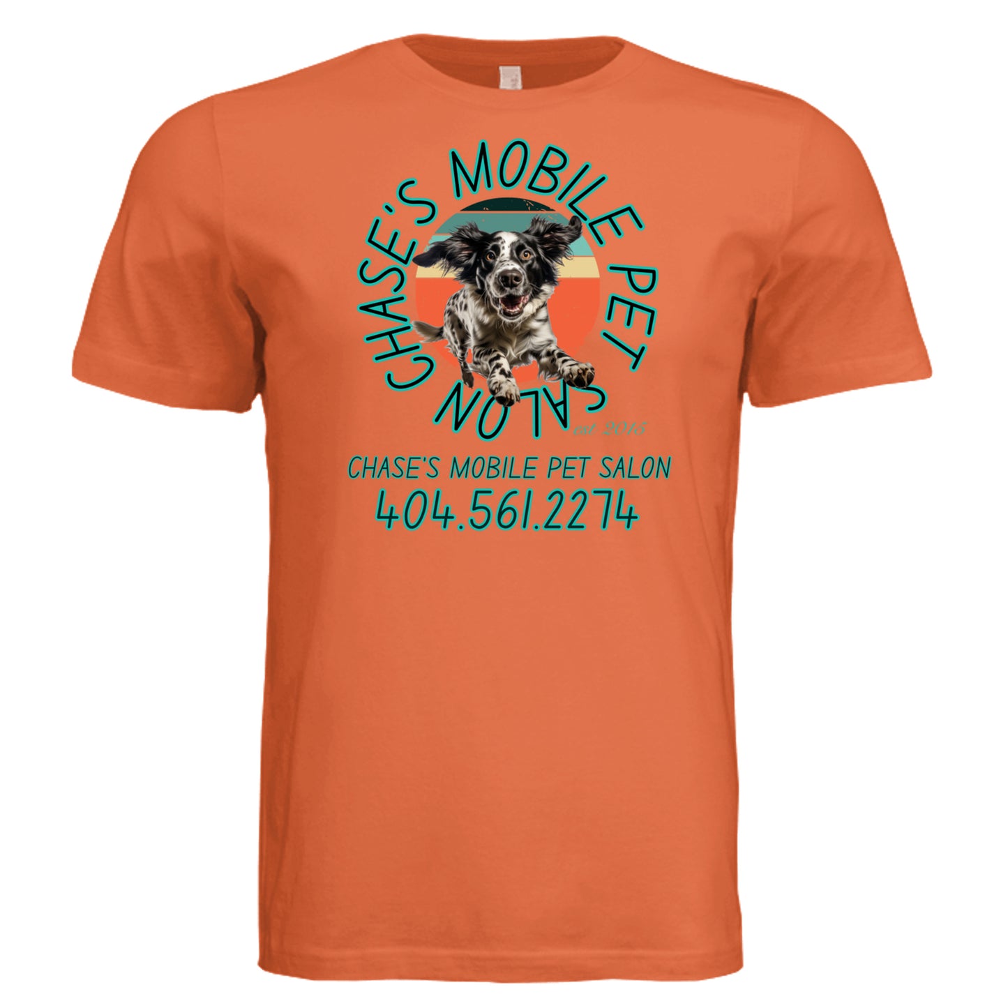 Solid Orange Triblend - 3413C - FRONT