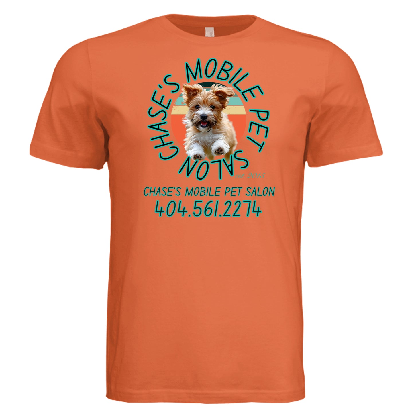 Solid Orange Triblend - 3413C - FRONT